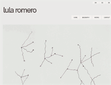 Tablet Screenshot of lularomero.com
